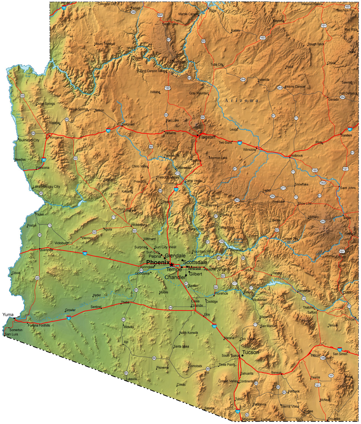 Gold & Copper Deposits & Potential for New Discoveries in Arizona